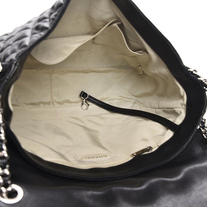 Chanel Washed Lambskin Quilted Maxi Chain Around Flap Black 5 of 8