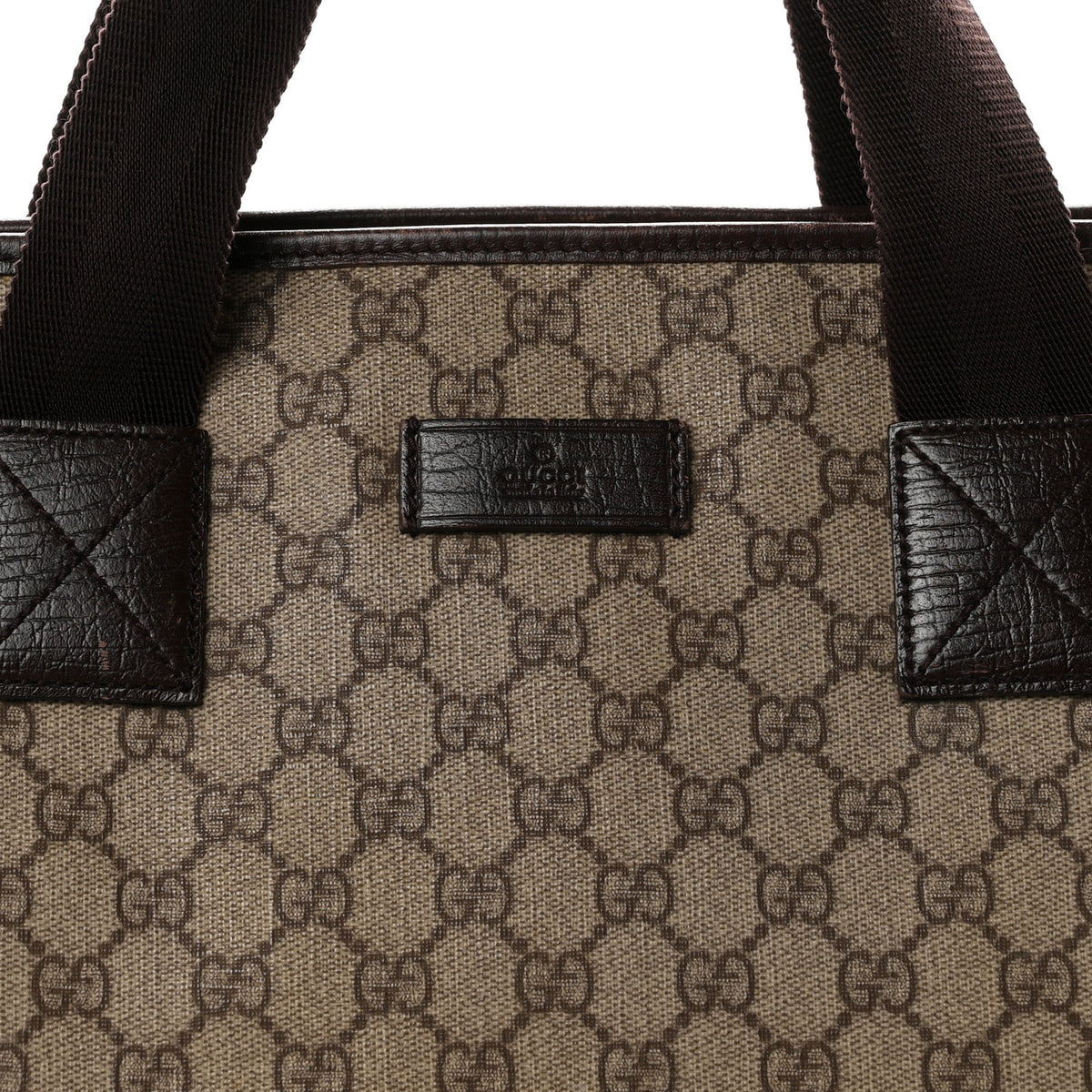 Gucci GG Plus Monogram Travel Bag Dark Brown 8 of 11