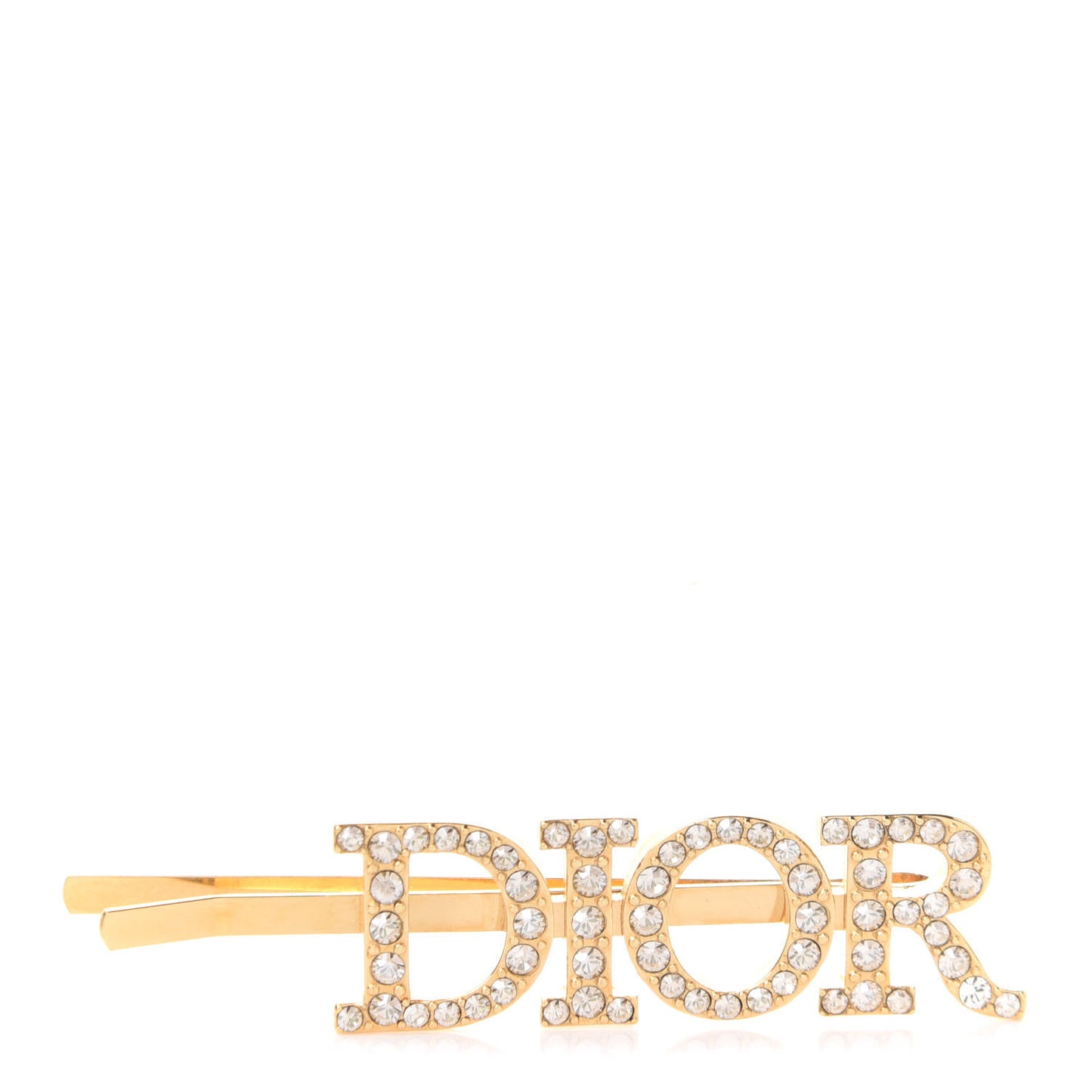 Metal Crystal Dior(r)evolution Barrette Gold