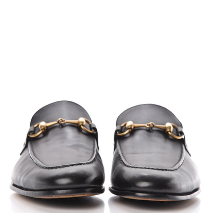 Gucci Calfskin Horsebit Mens Jordaan Loafers 5 Black 2 of 7
