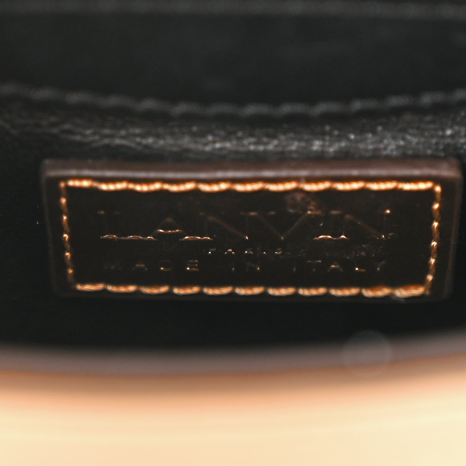 Lanvin Metallic Calfskin Nano Cat Hobo Gold 6 of 9
