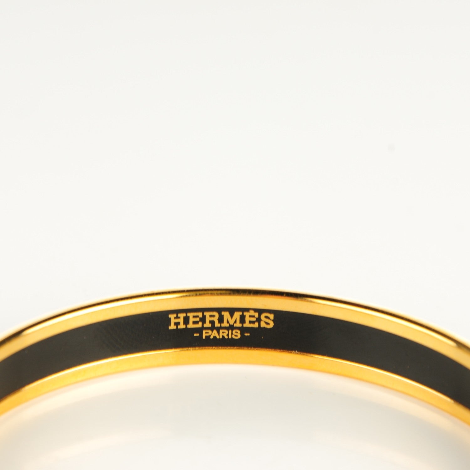 Hermes Enamel Printed Narrow Brazil Bracelet 62 4 of 6