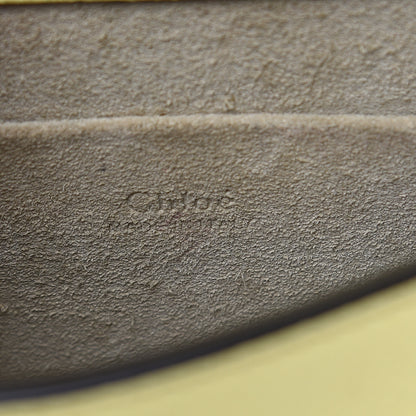 Chloe Calfskin Suede Small Nile Bracelet Bag Lemonade 6 of 14