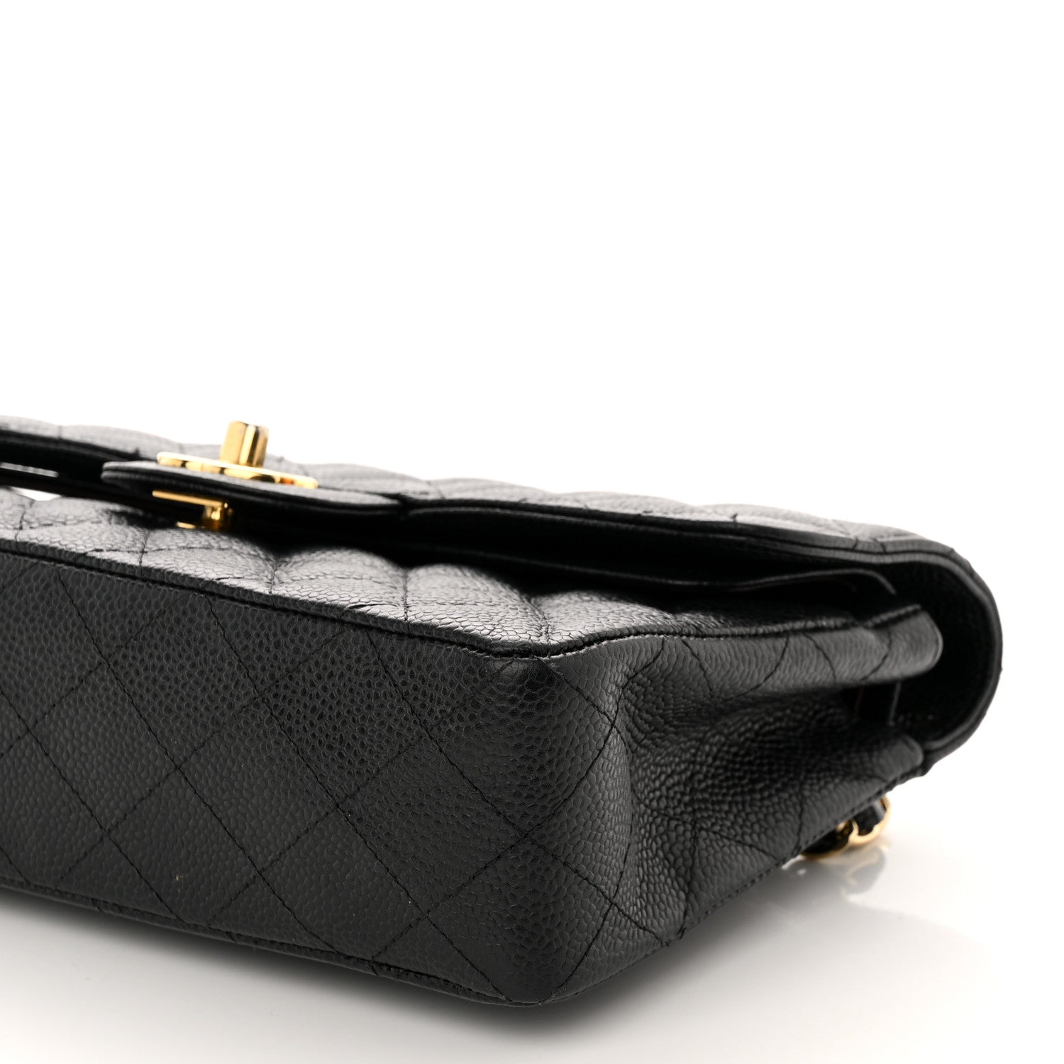 Chanel Caviar Quilted Small Double Flap Black 10 of 11