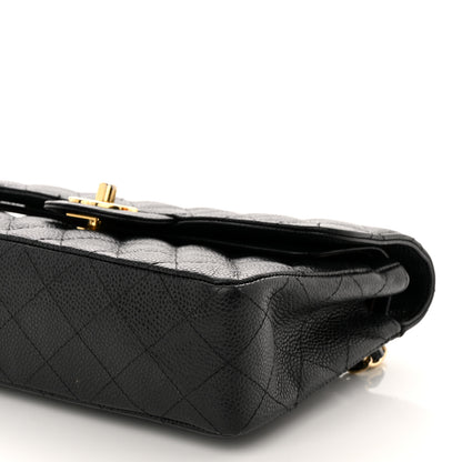 Chanel Caviar Quilted Small Double Flap Black 10 of 11