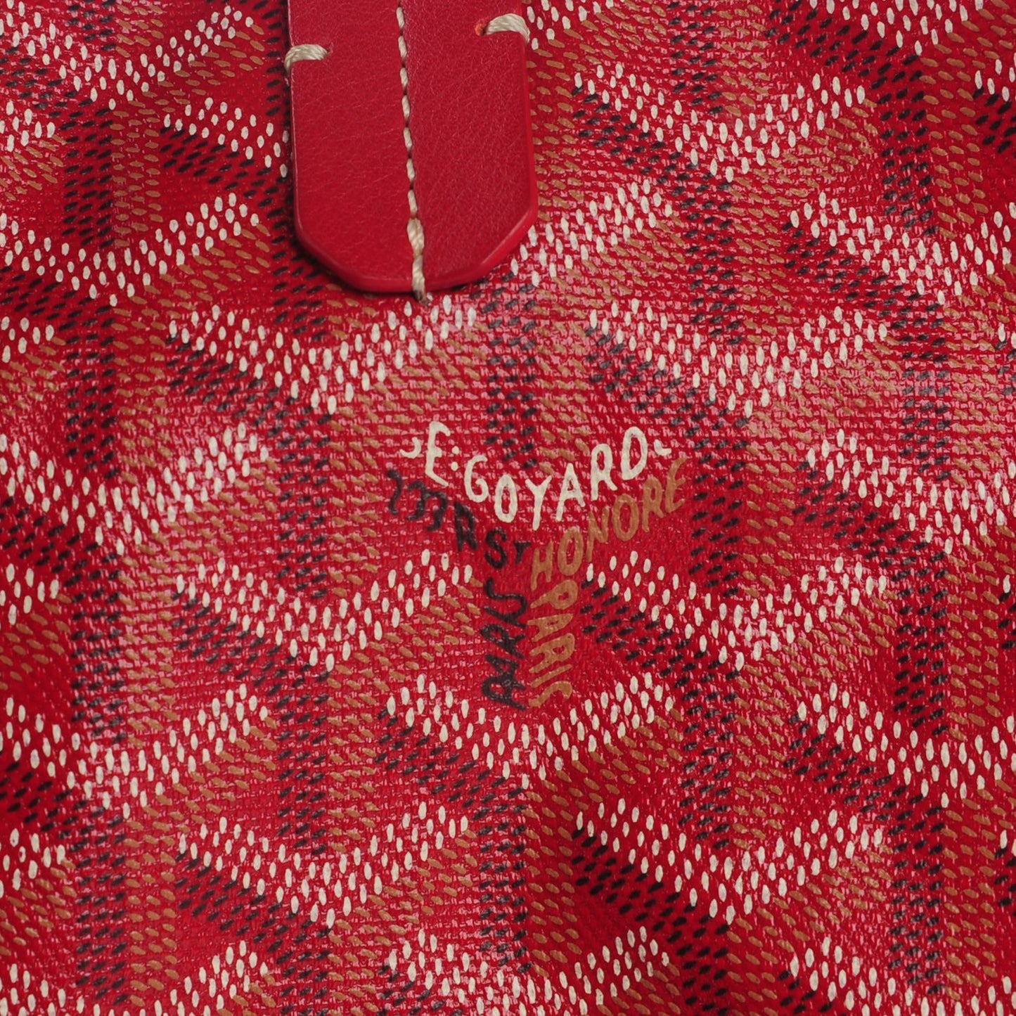 Goyardine Saint Louis GM Red