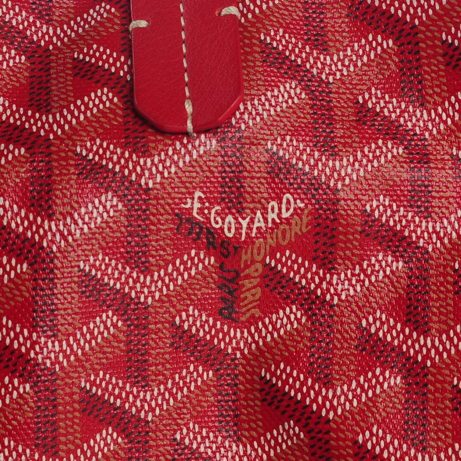 Goyard Goyardine Saint Louis GM Red 6 of 9