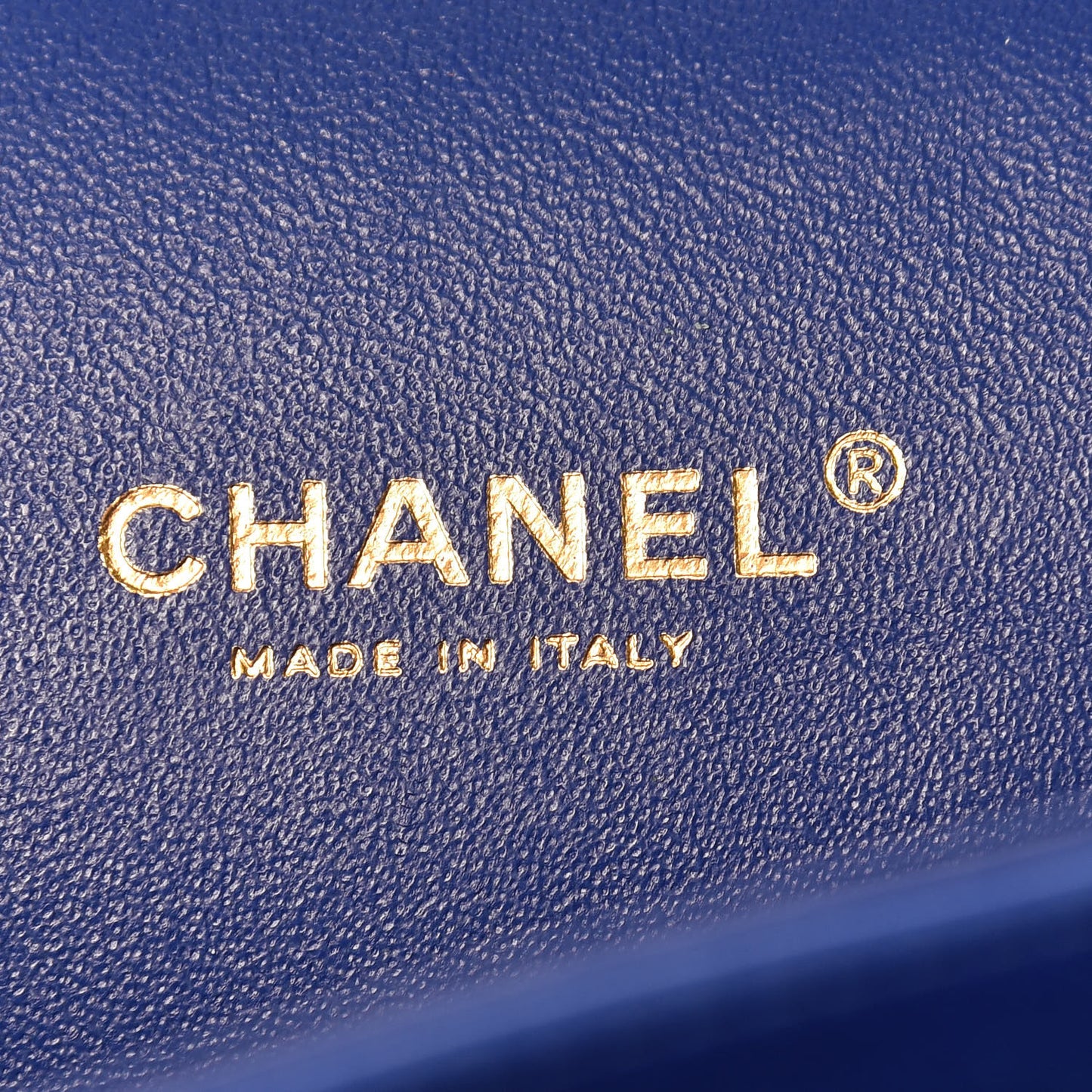 Lambskin Quilted Maxi Double Flap Blue