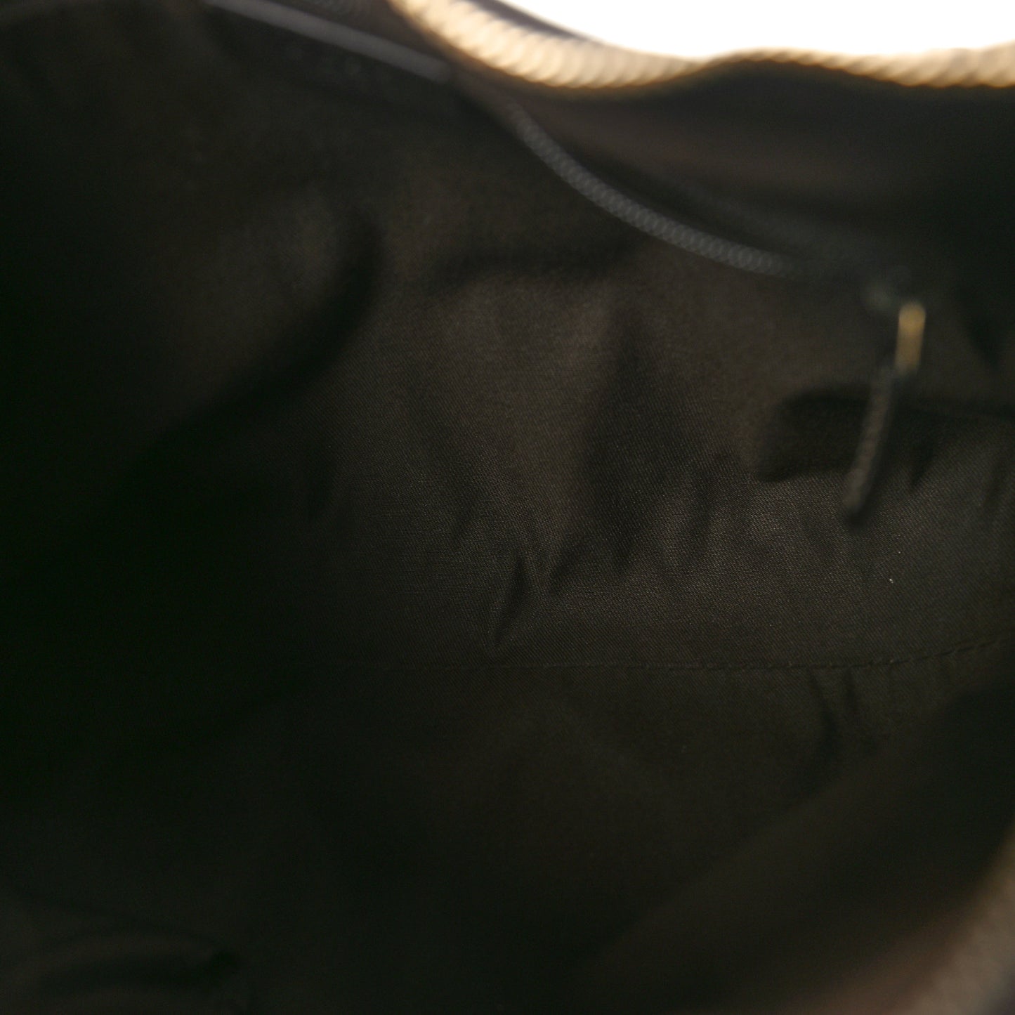 Monogram Medium D Gold Ring Hobo Dark Brown