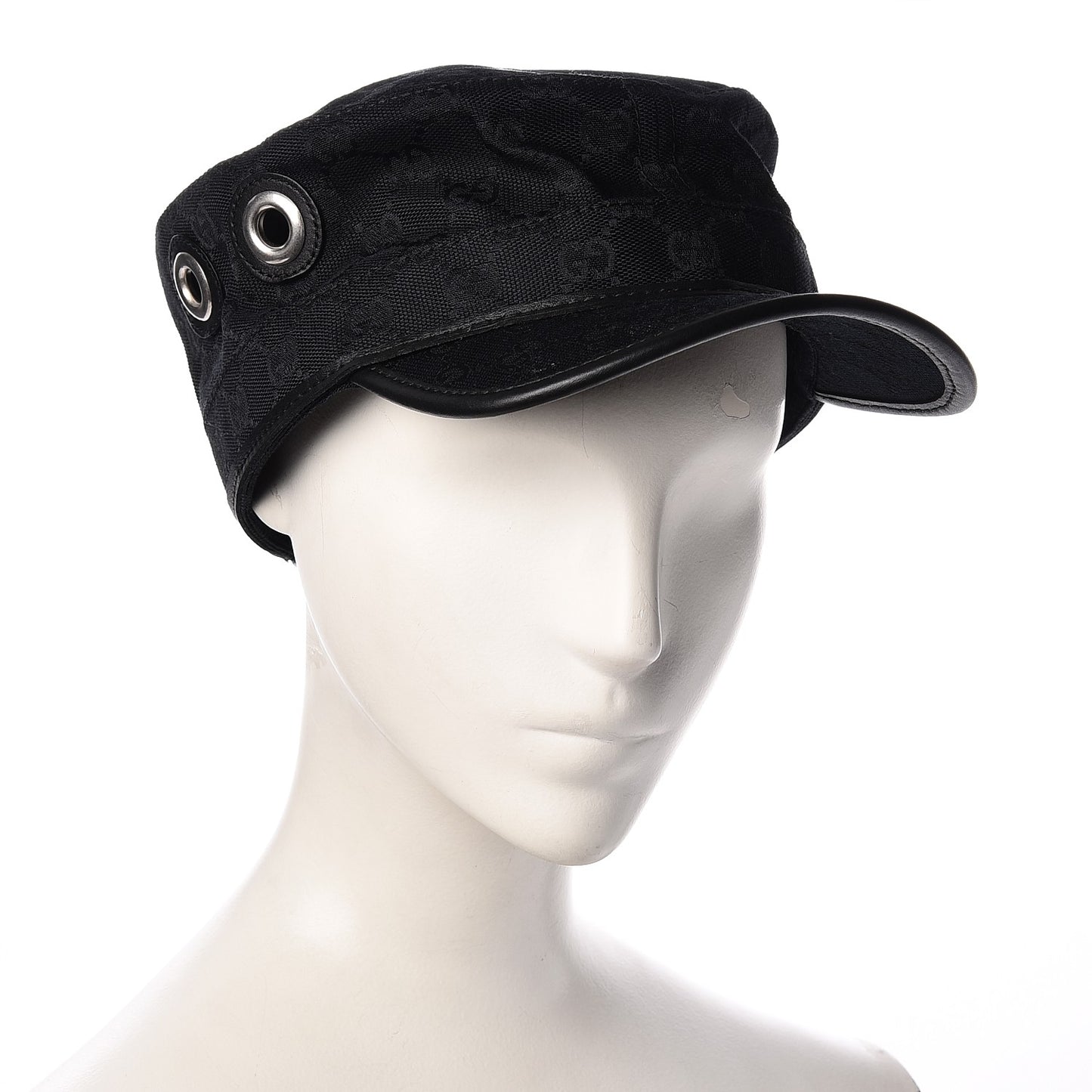 Monogram Canvas Military Hat L Black