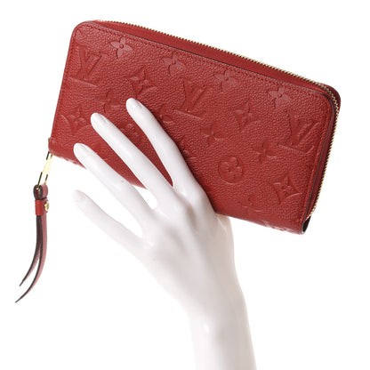 Louis Vuitton Empreinte Zippy Wallet Scarlet 2 of 7