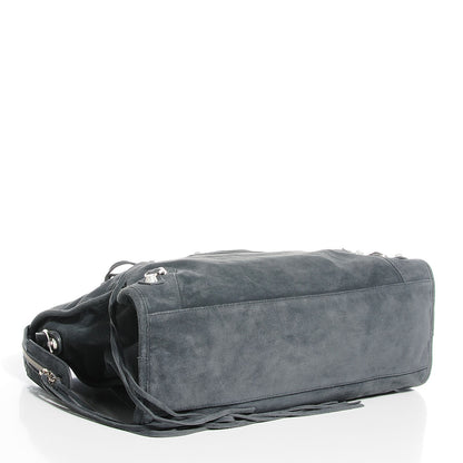 Balenciaga Baby Daim Suede Marble Hardware City Grey 4 of 15