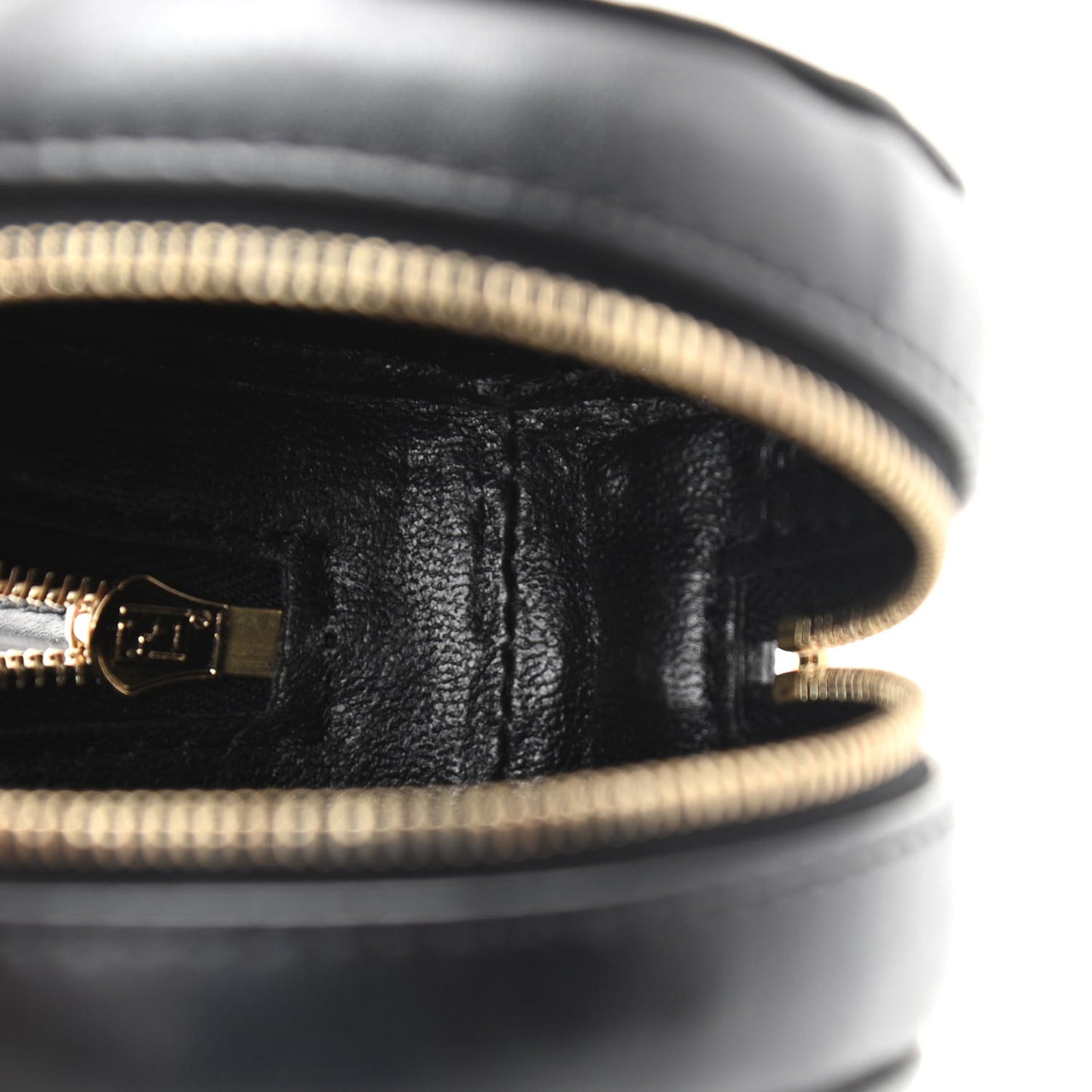 Calfskin FF 1974 Embossed Help Bag Maya Black