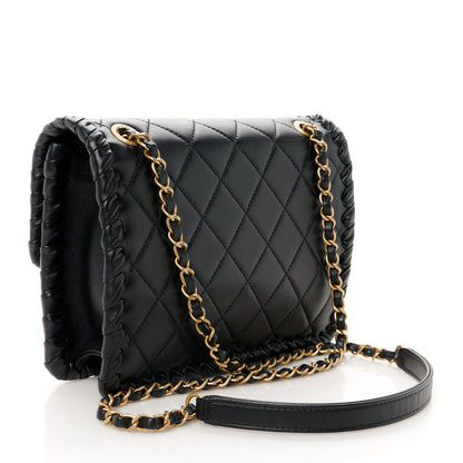 Chanel Calfskin Braided My Own Frame Flap Black 3 of 11
