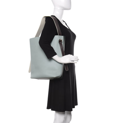 Celine Shiny Smooth Calfskin Small Twisted Cabas Jade Forest 2 of 13