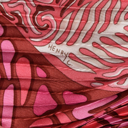 Hermes Silk La Legende Du Poisson Corail Plisse Scarf 90 4 of 4