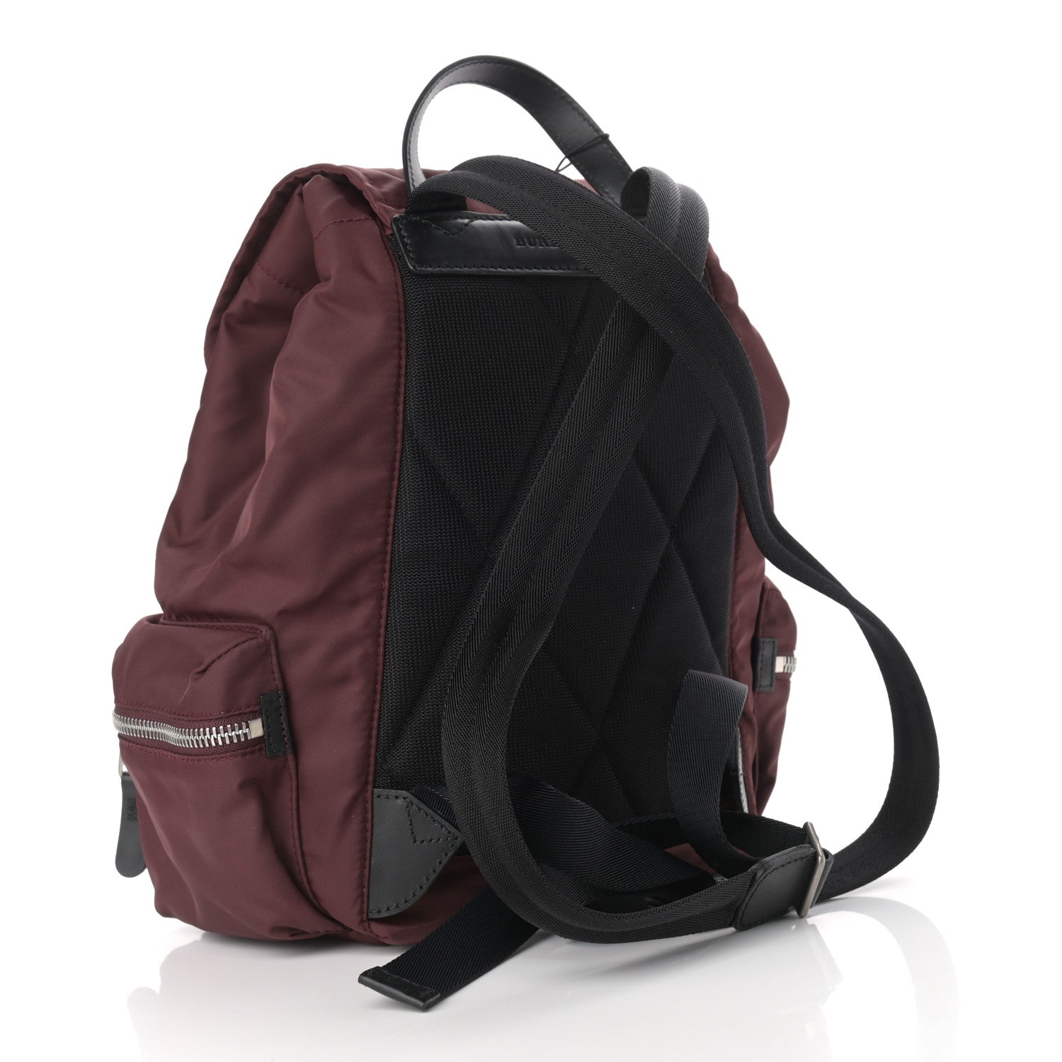 Burberry Nylon Puffer Medium Rucksack Backpack Burgundy 3 of 9