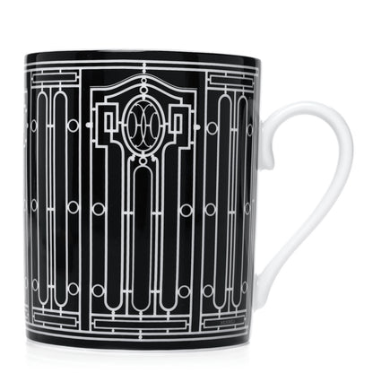 Hermes Porcelain H Deco Mug N°2 Black 1 of 10