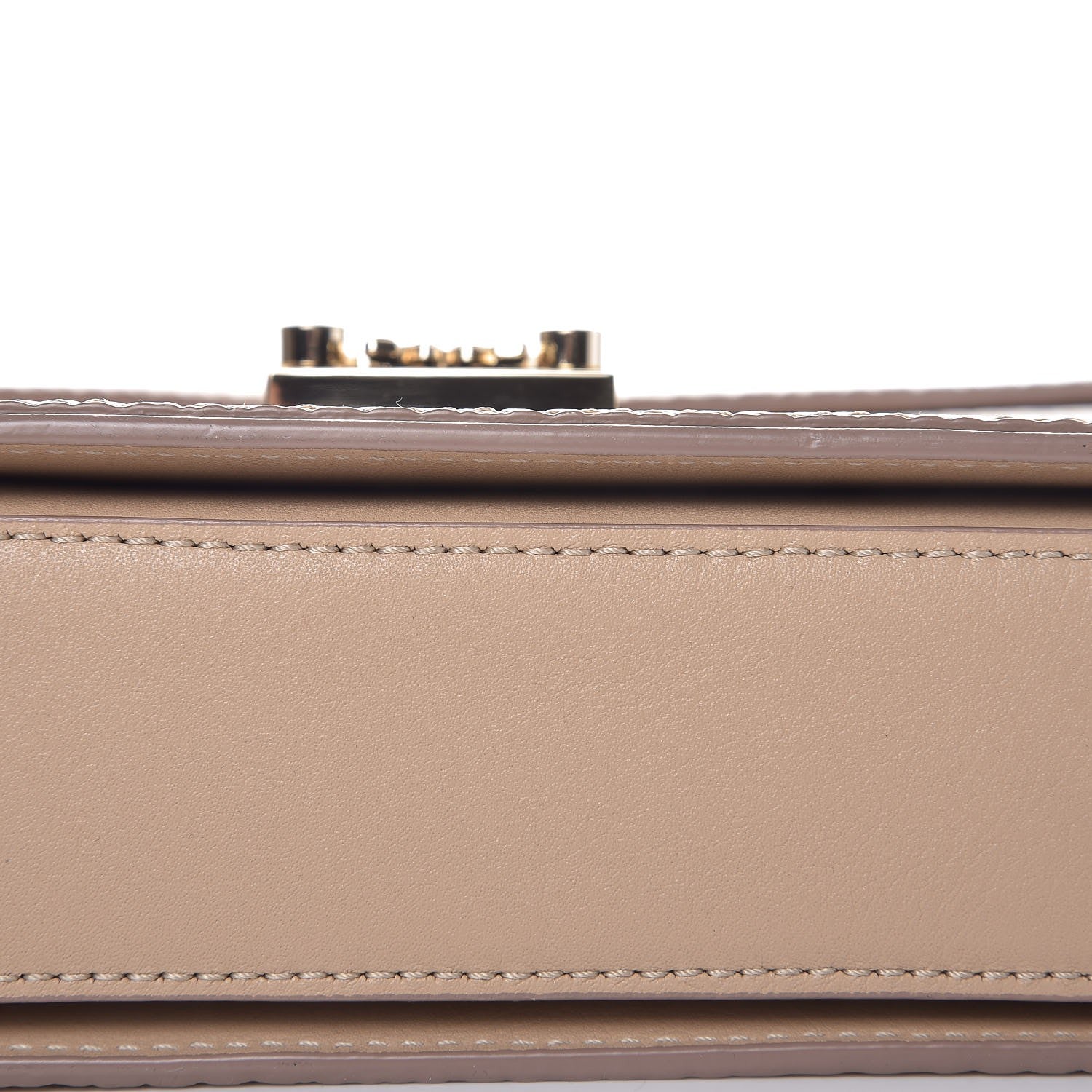 MCM Visetos Medium Patricia Satchel Beige 15 of 16
