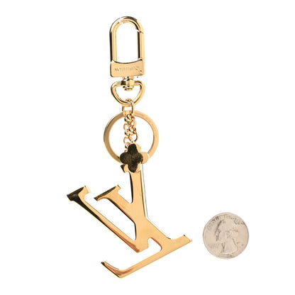 Louis Vuitton Metal Taurillon LV Capucines Bag Charm Key Holder Black 2 of 4