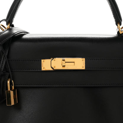 Hermes Box Kelly Retourne 32 Black 8 of 11