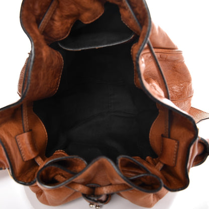 Chloe Crinkled Lambskin Ethel Satchel Tan 5 of 13