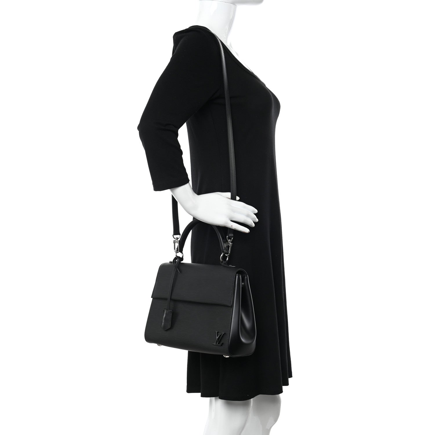 Louis Vuitton Epi Cluny BB Black 2 of 10