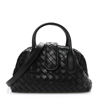 Bottega Veneta Nappa Intrecciato Teen The Lauren 1980 Bauletto Black 1 of 12