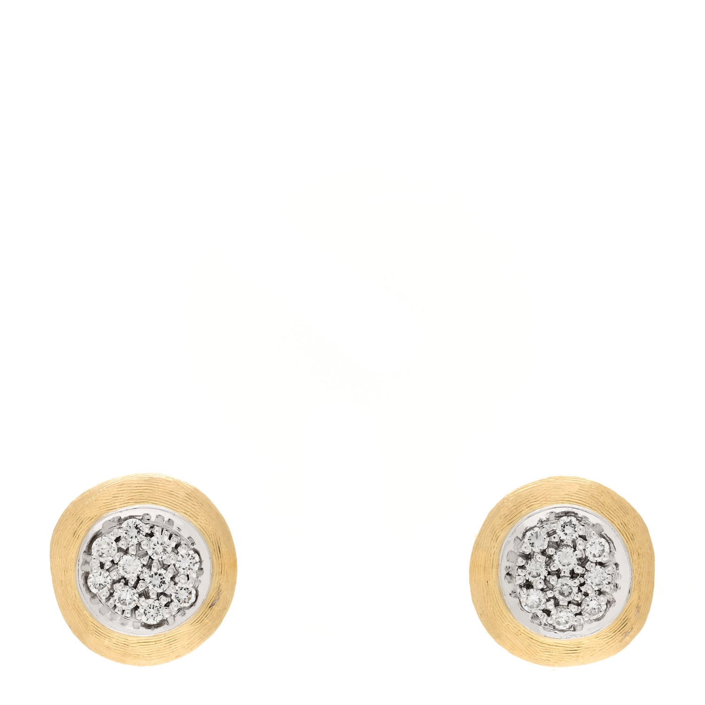 18K Yellow Gold Diamond Jaipur Earrings