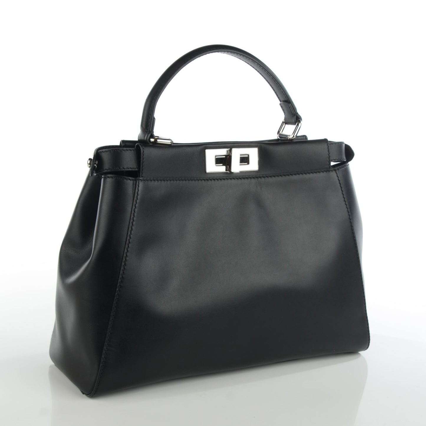 Vitello Morgan Python Crocodile Monster Eyes Medium Peekaboo Iconic Satchel Black Girasole