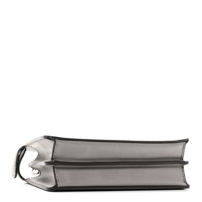 Fendi Calfskin Striped Texture FF Peekaboo I See U X Cross Satchel Moon Argilla 4 of 10