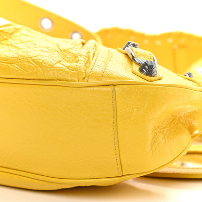 Balenciaga Agneau Arena Le Cagole Shoulder Bag XS Yellow 8 of 10