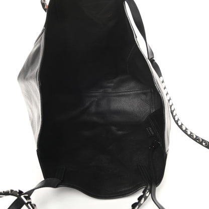 Prada Grace Lux Studded Large Concept Shopper Tote Black 6 of 11