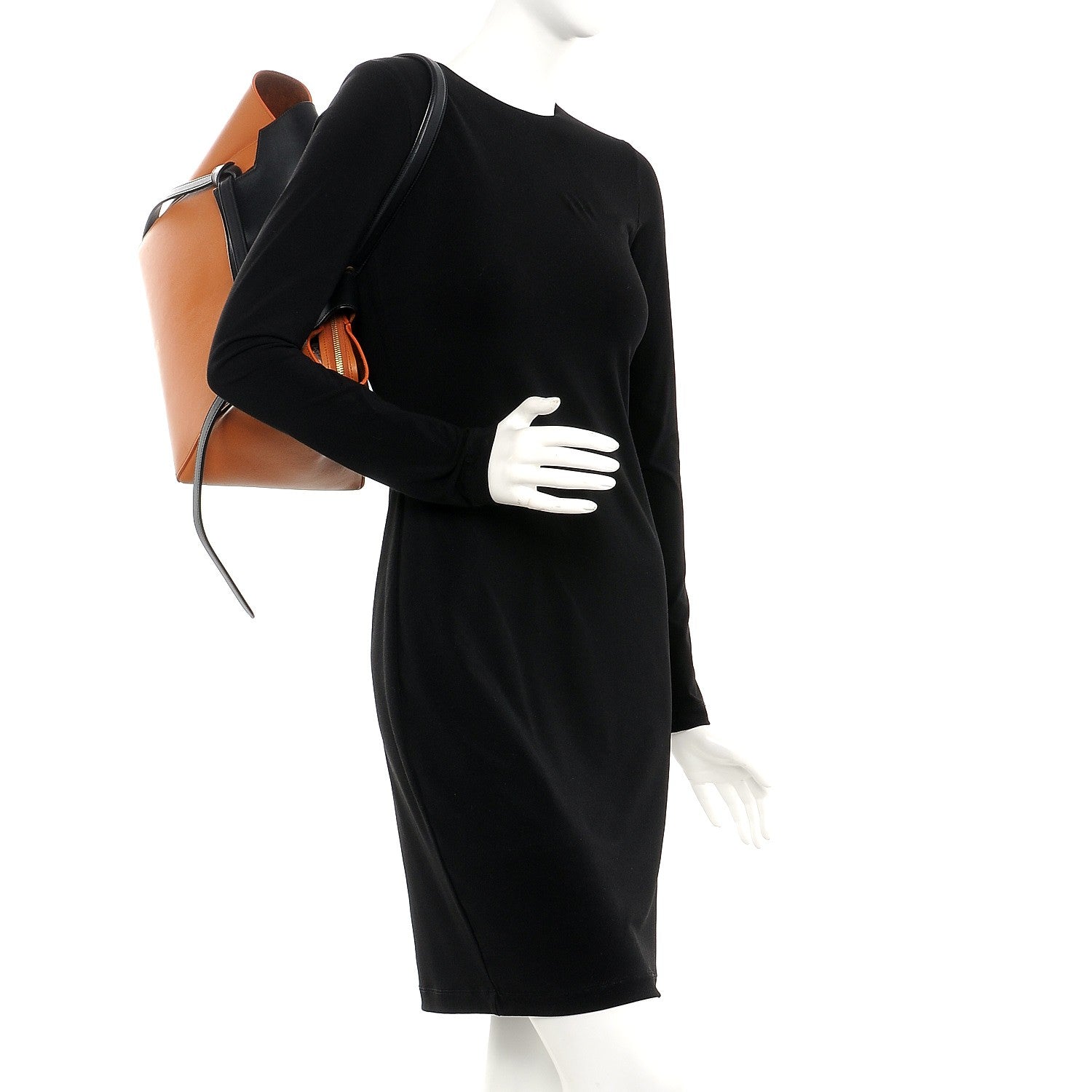 Celine Smooth Calfskin Large Bi-Color Belt Bag Light Copper 2 of 18