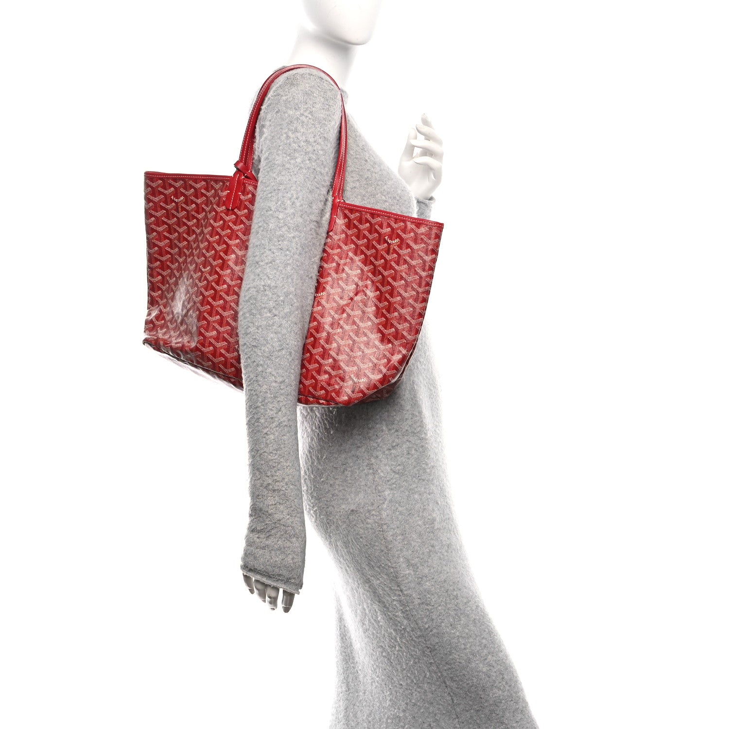 Goyard Goyardine Saint Louis PM Red 3 of 12