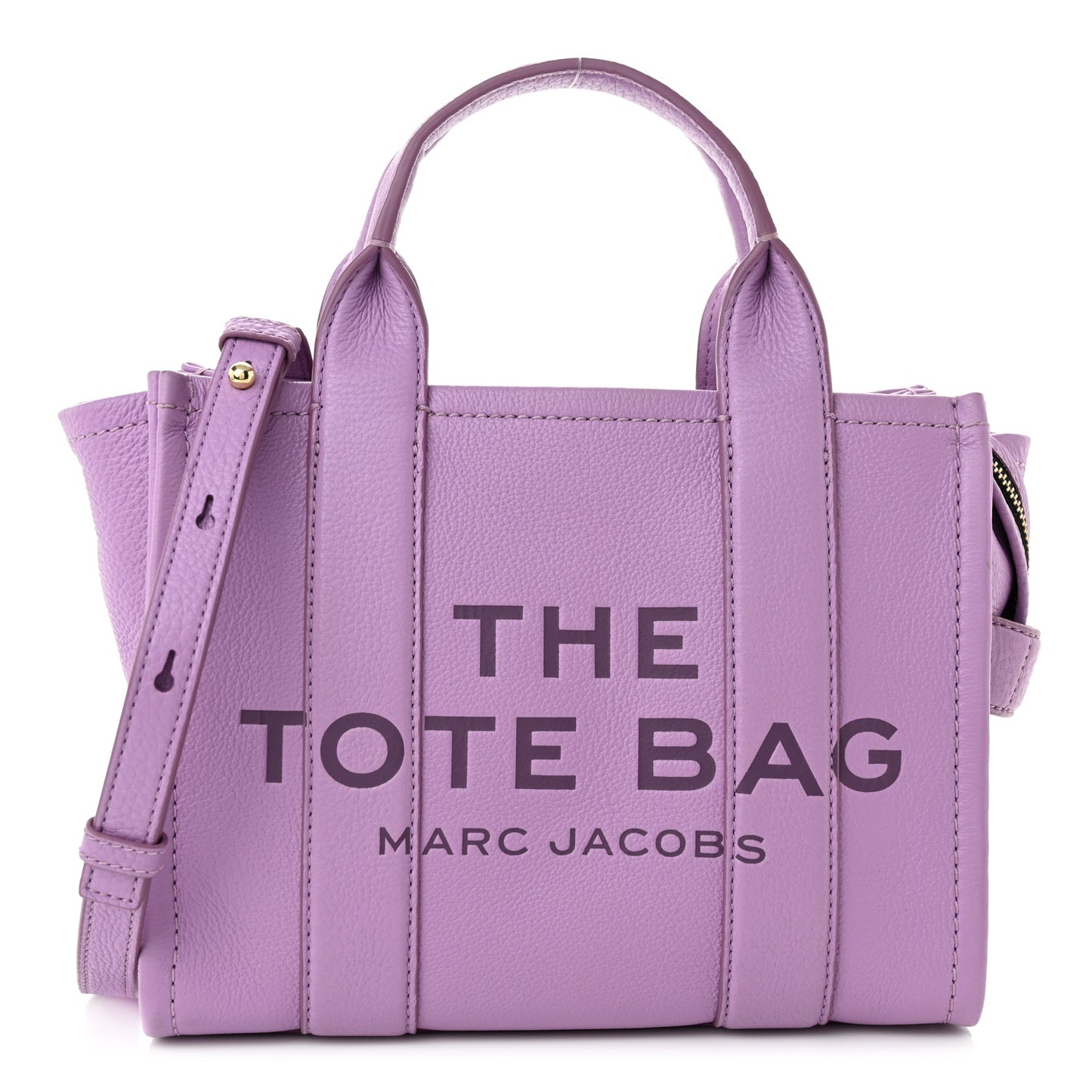 Grained Calfskin Small The Tote Bag Orchid Haze