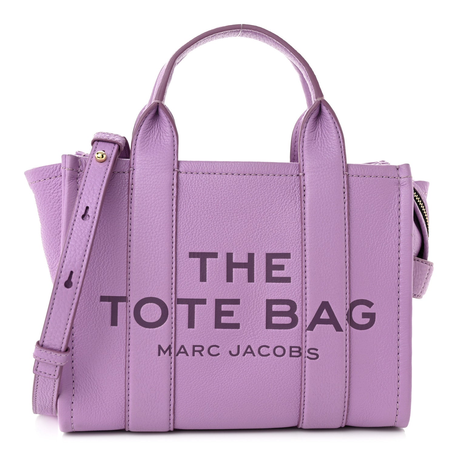 Marc Jacobs Grained Calfskin Small The Tote Bag Orchid Haze 1 of 13