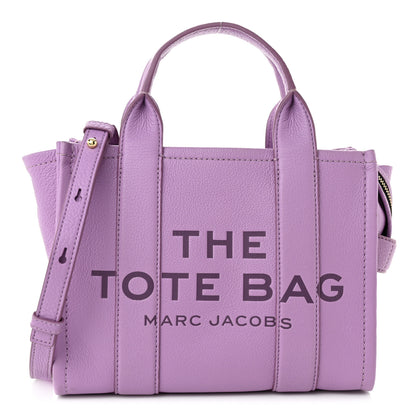 Marc Jacobs Grained Calfskin Small The Tote Bag Orchid Haze 1 of 13