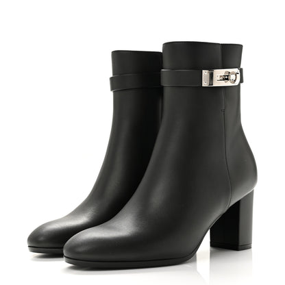 Hermes Calfskin Saint Germain Ankle Boots 36 Black 4 of 10