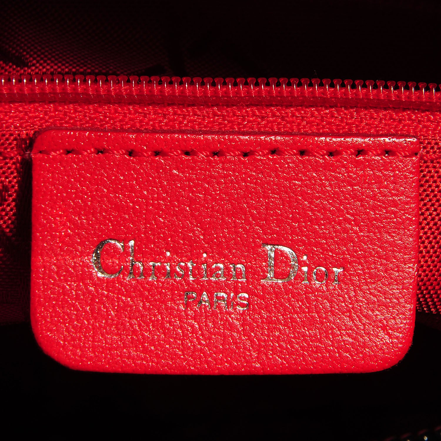 Christian Dior Nylon Cannage Medium Lady Dior Black 8 of 9