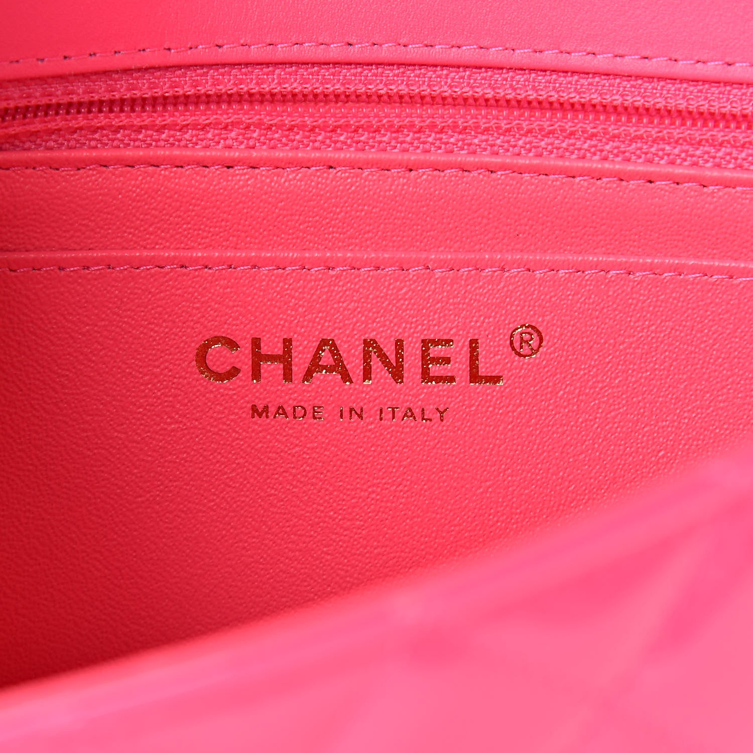 Chanel Patent Quilted Mini Rectangular Flap Pink 6 of 10