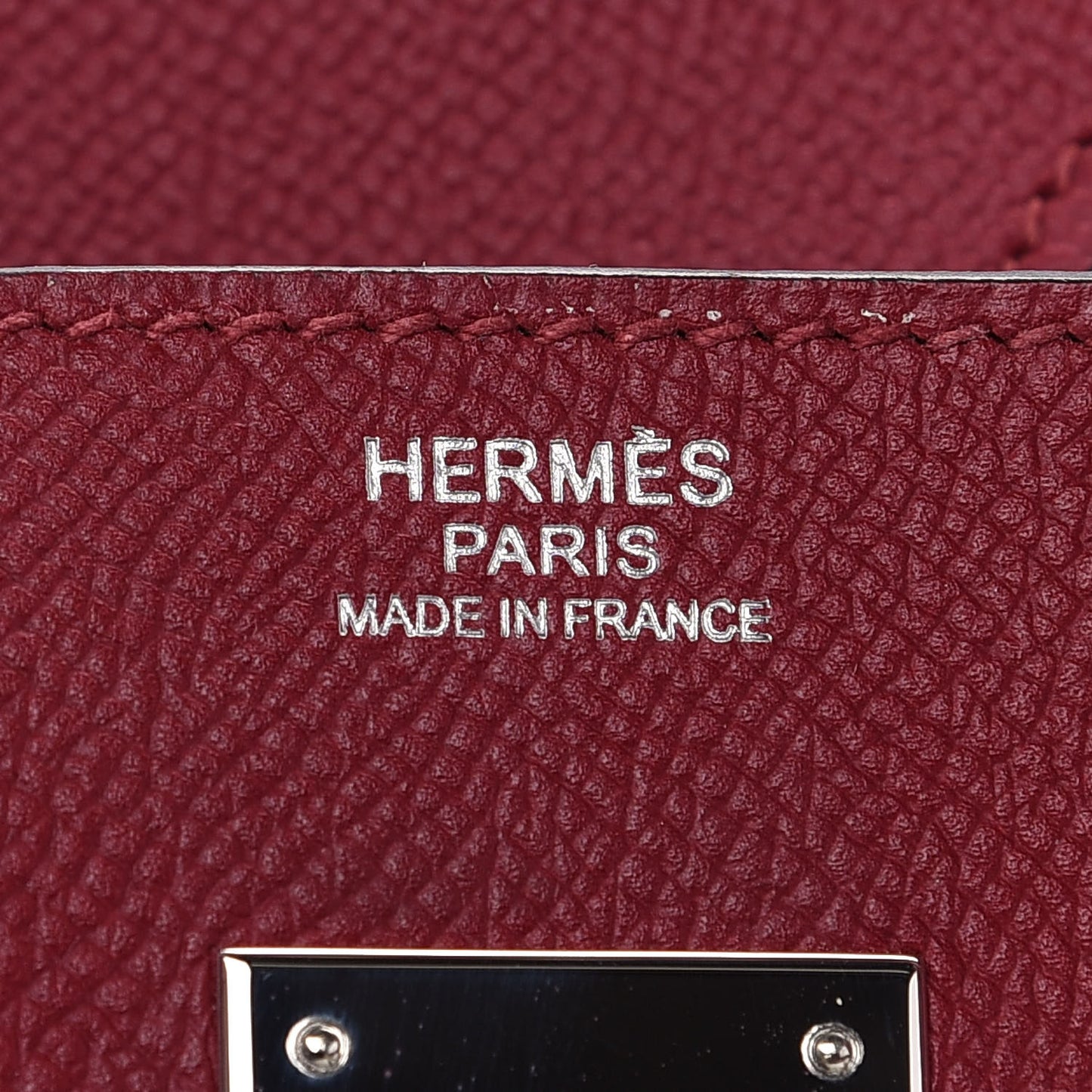 Epsom Birkin 30 Rouge Grenat