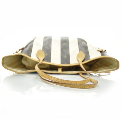 Louis Vuitton Monogram Rayures Neverfull MM 6 of 10