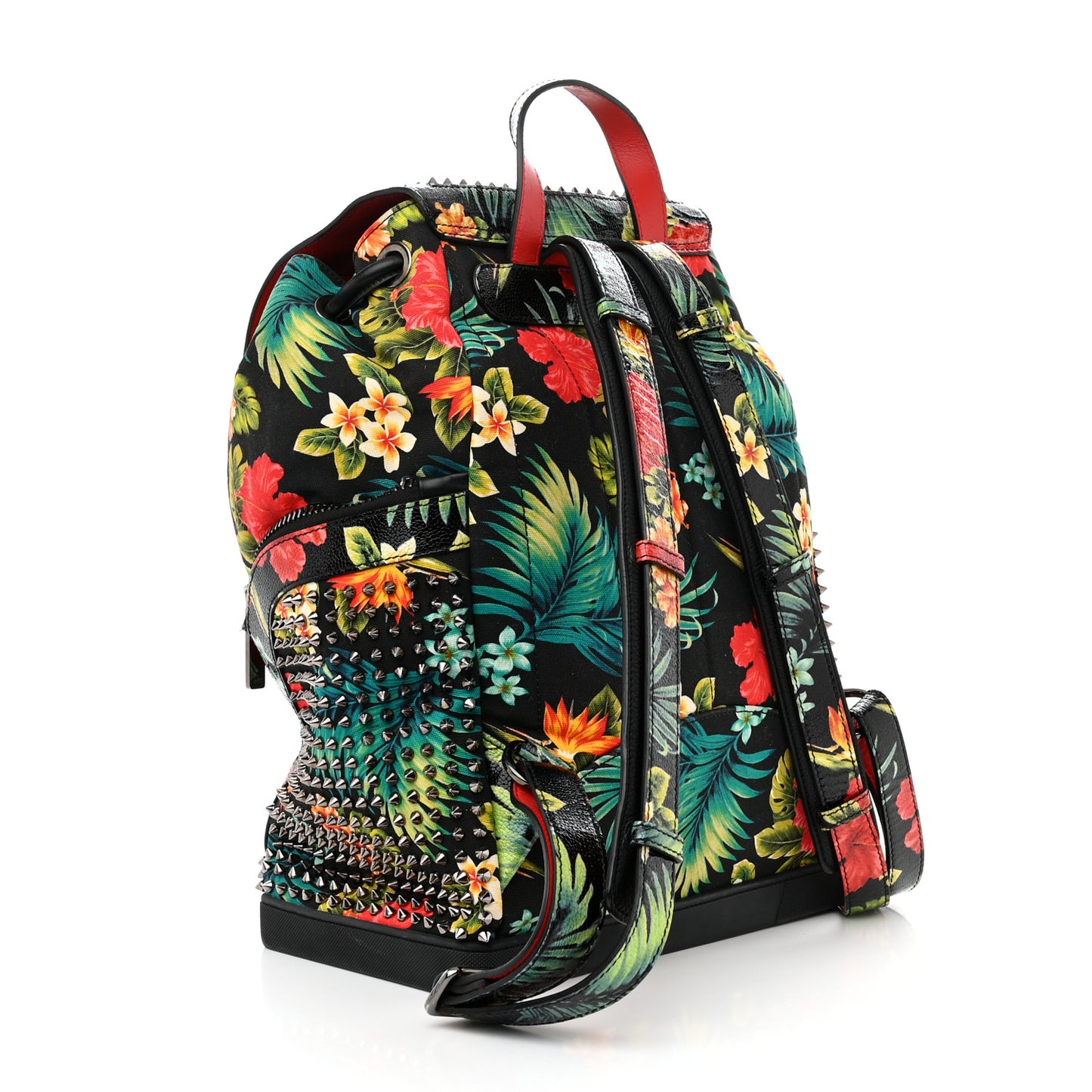 Canvas Print Spiked Explorafunk Backpack Multicolor