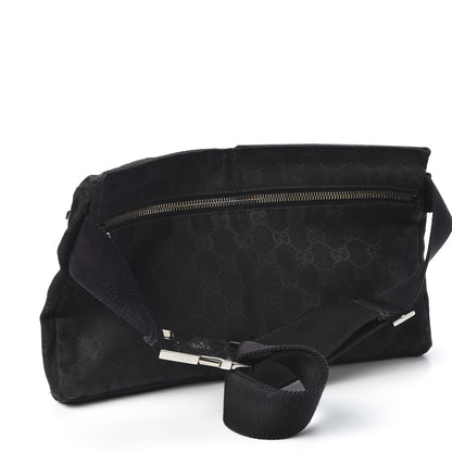 Gucci GG Monogram Double Pocket Belt Bag Black 2 of 8