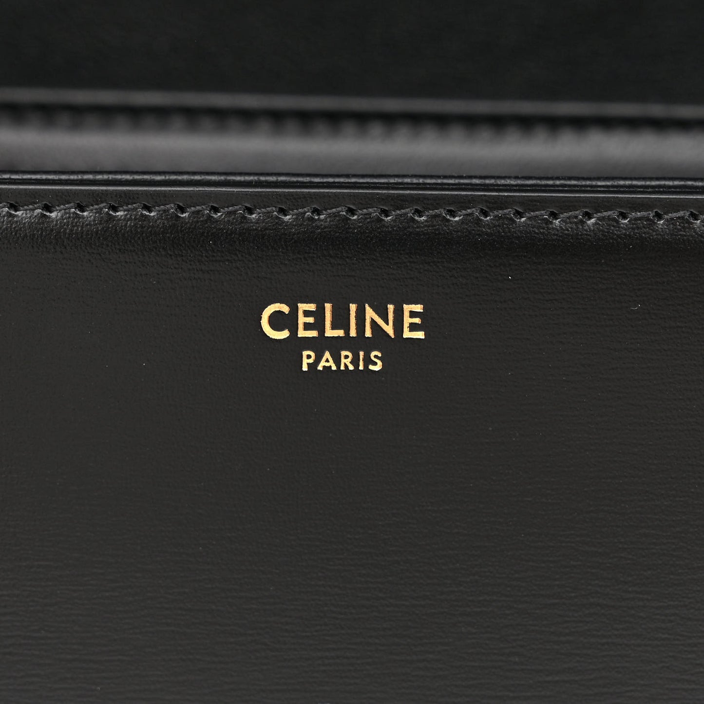Shiny Calfskin Teen Triomphe Black