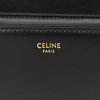 Celine Shiny Calfskin Teen Triomphe Black 6 of 11