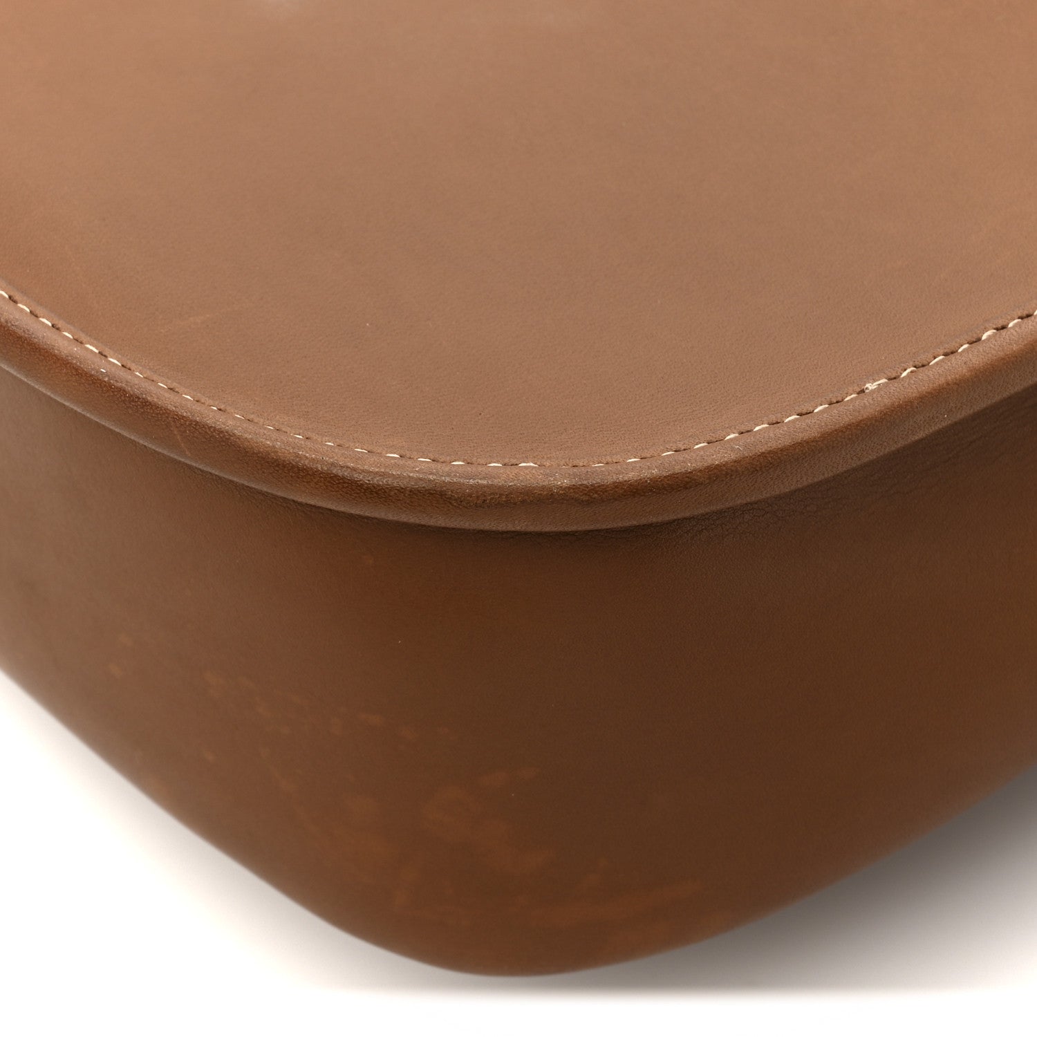 Saint Laurent Vegetable Tanned Calfskin Le Caban Satchel Bag Brick 16 of 16
