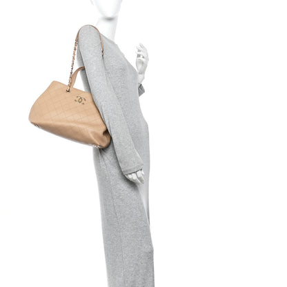 Chanel Calfskin Large Serial Shopper Tote Beige 2 of 12