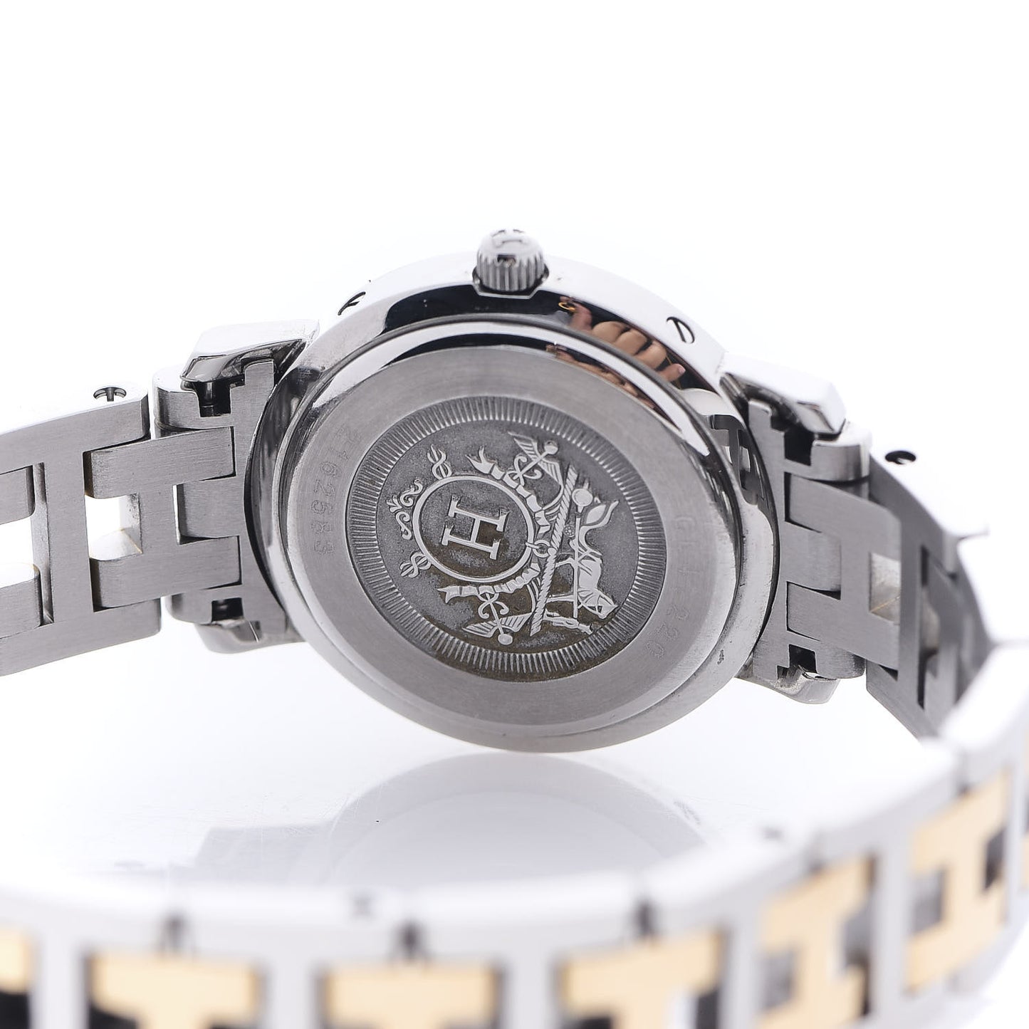 Stainless Steel Mother of Pearl 24mm Clipper Quartz Watch Gold